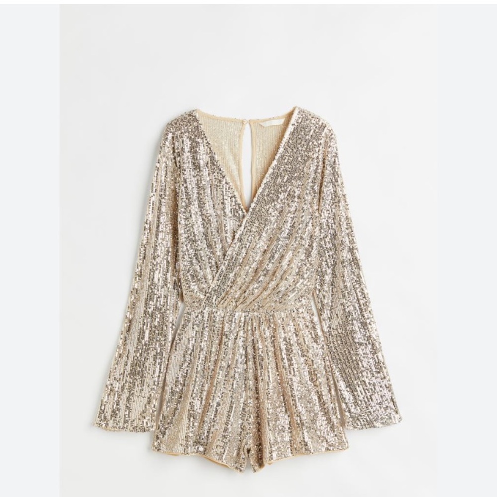 H&M Sequin Romper